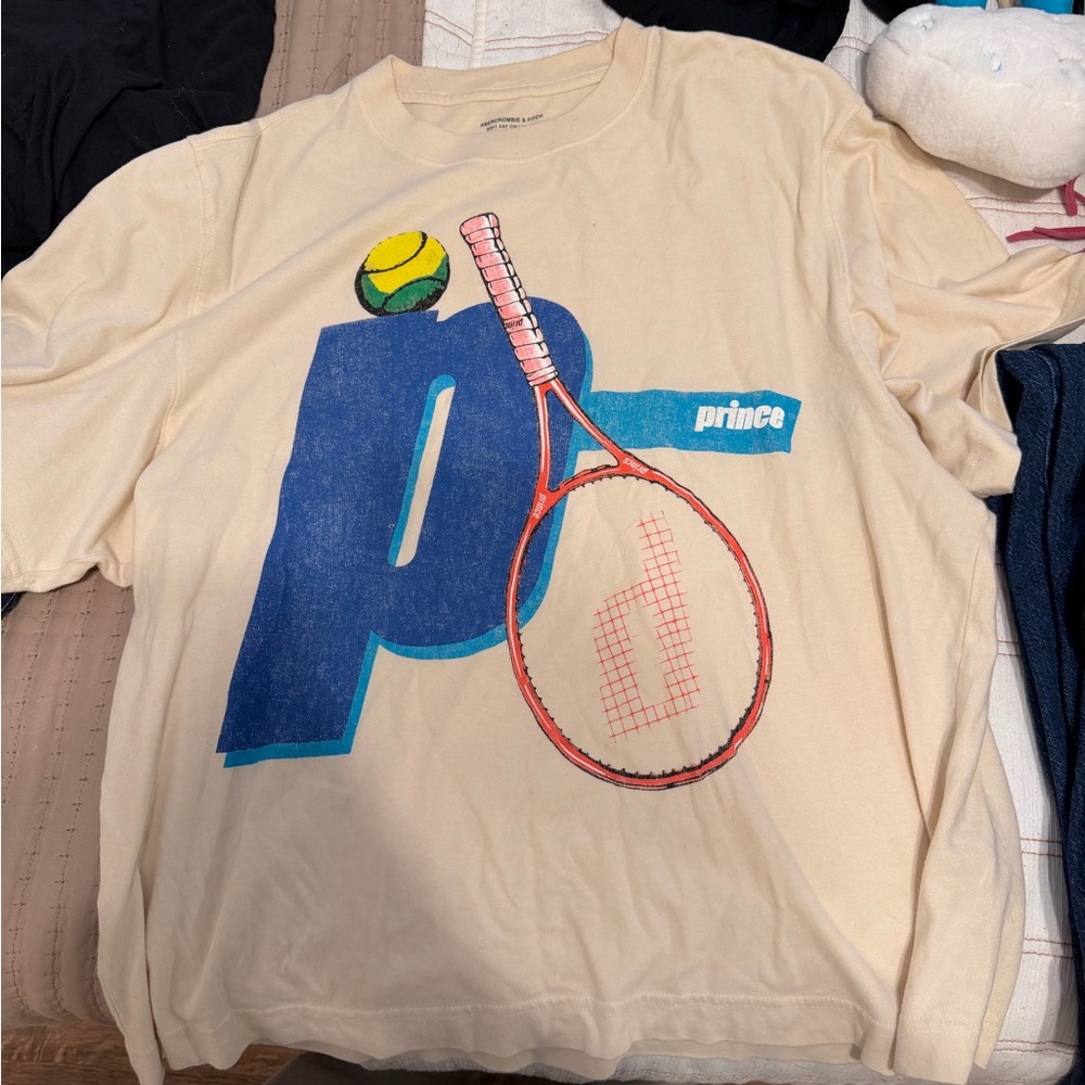 Prince Cream Tennis Abercrombie soft af